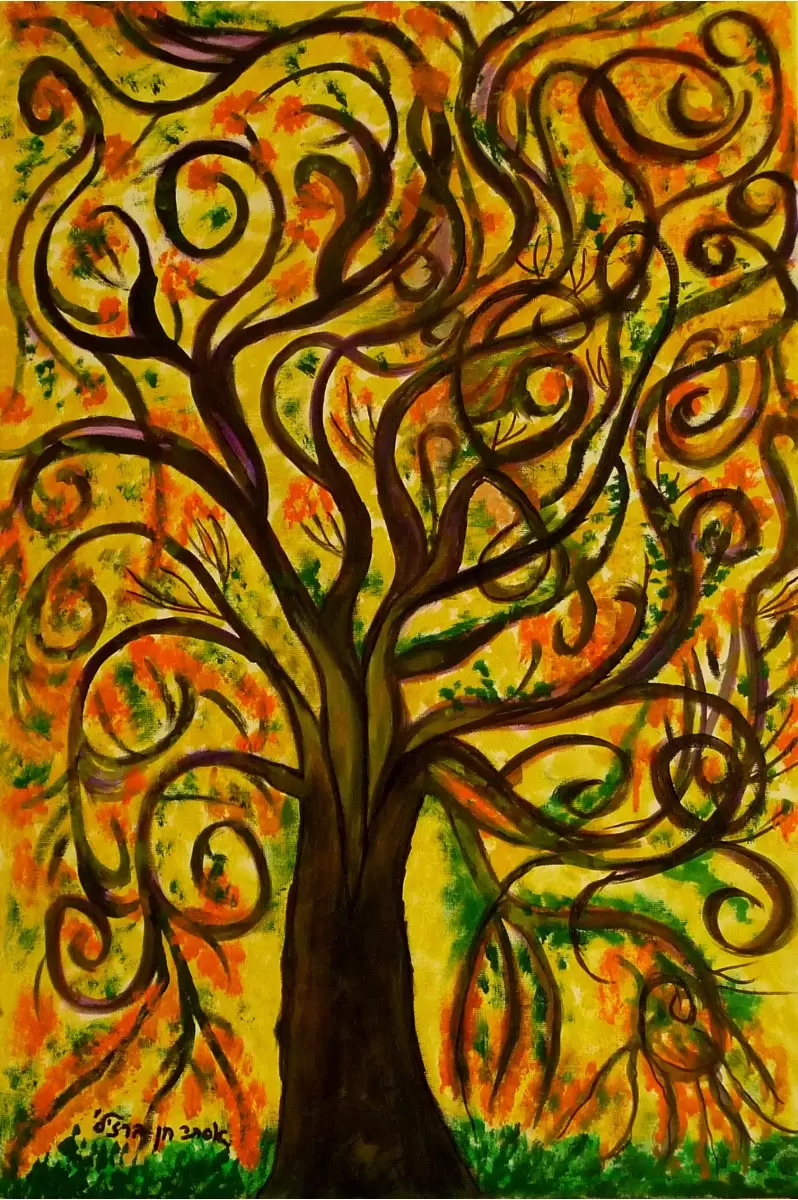 עץ מסולסל - אסתר חן-ברזילי -  - מק''ט: 317250