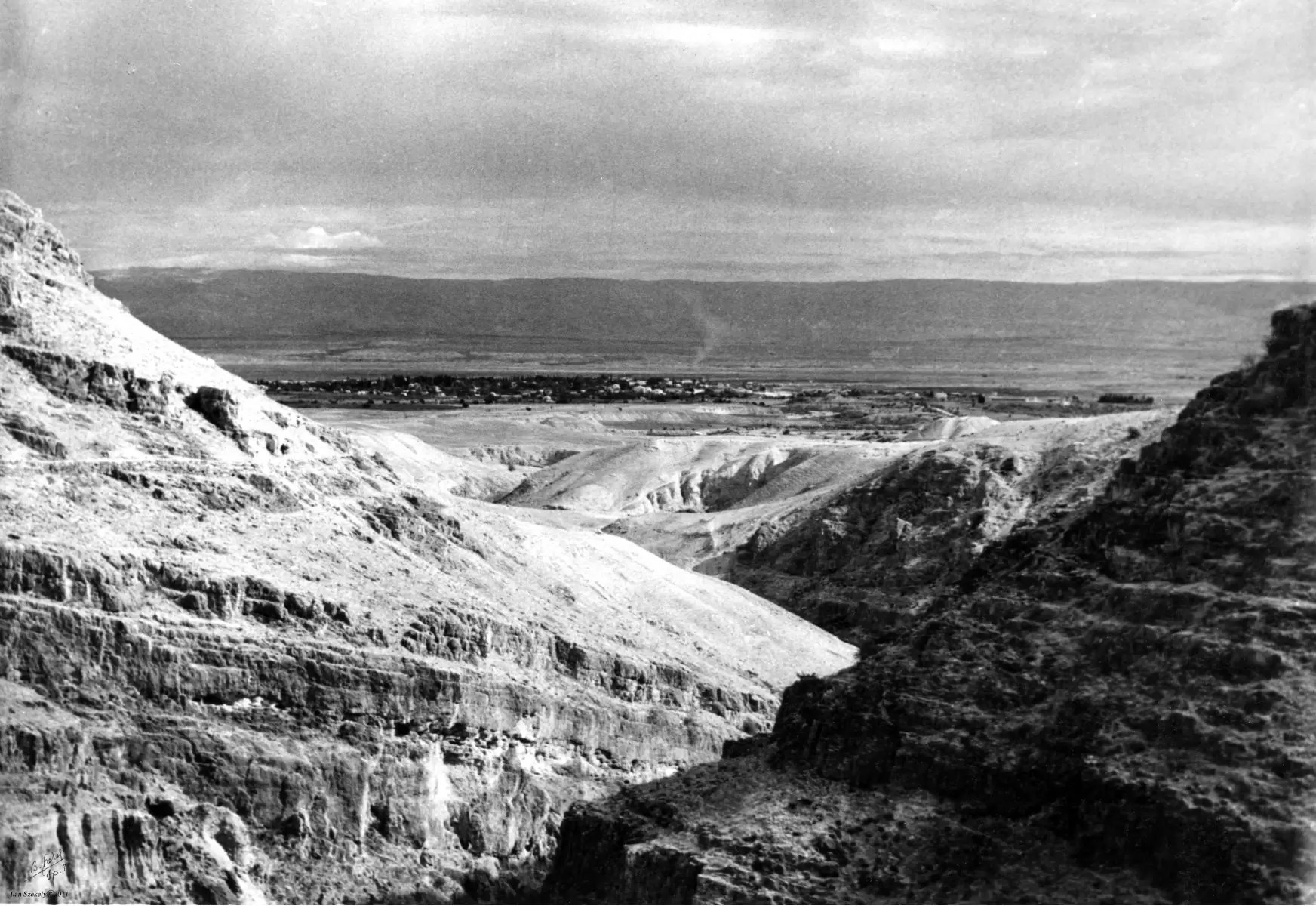 יריחו מקרנטל 1945 - תצפית - דוד לסלו סקלי -  - מק''ט: 142252