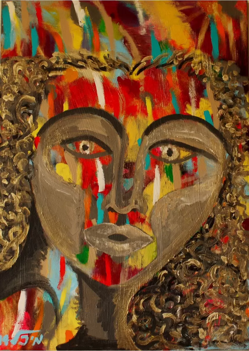 נסיכה אפריקאית - MMB Art Studio - תמונות לחדר שינה קלאסי  - מק''ט: 227322