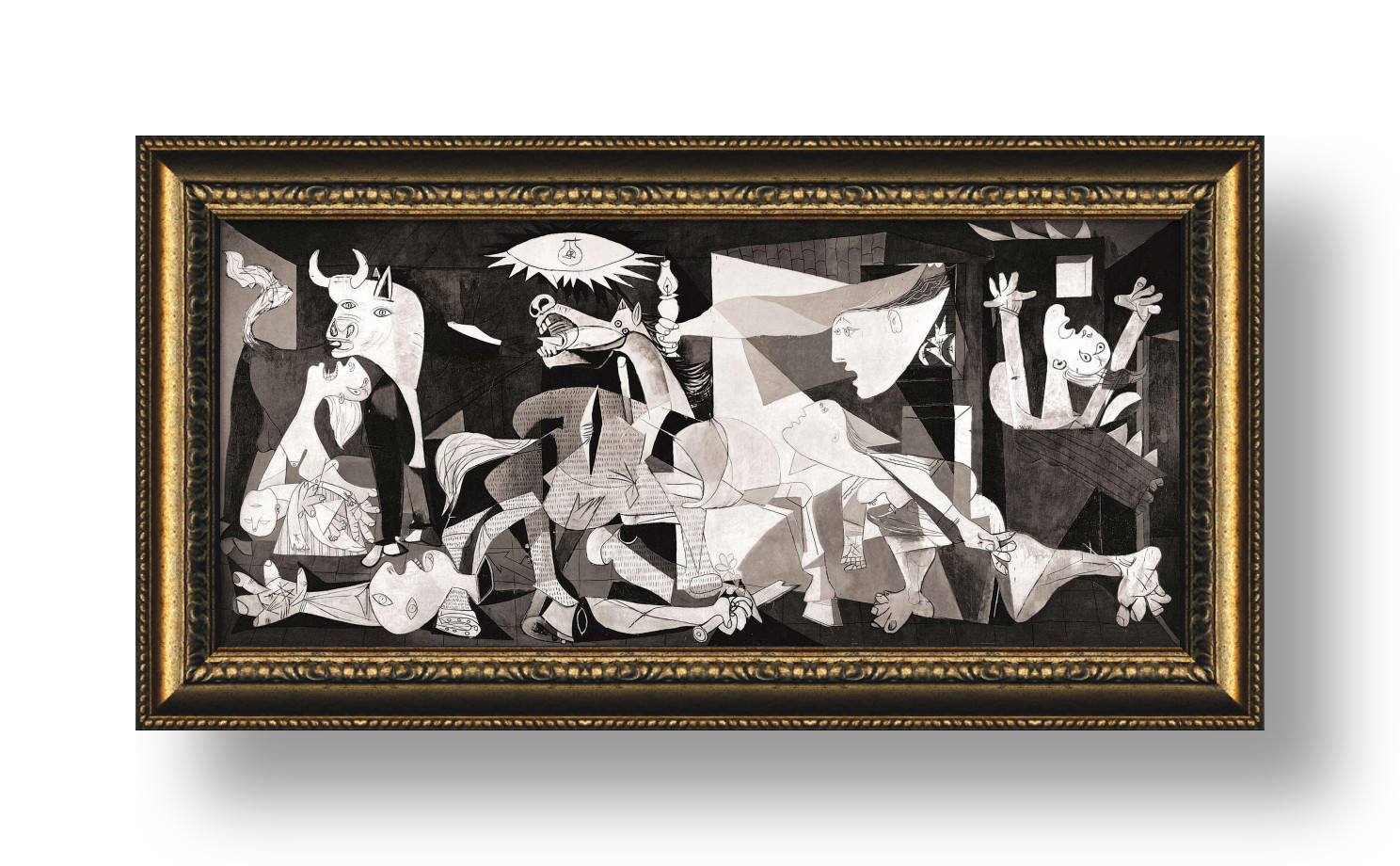Guernica by Pablo Picasso | Framed canvas | Wall art HD print artwork ...